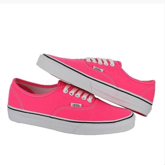 hot pink low top vans